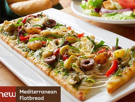 Olive Garden: $6 Flatbread Lunch Combo