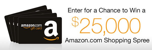 Win A $25,000 Amazon Shopping Spree