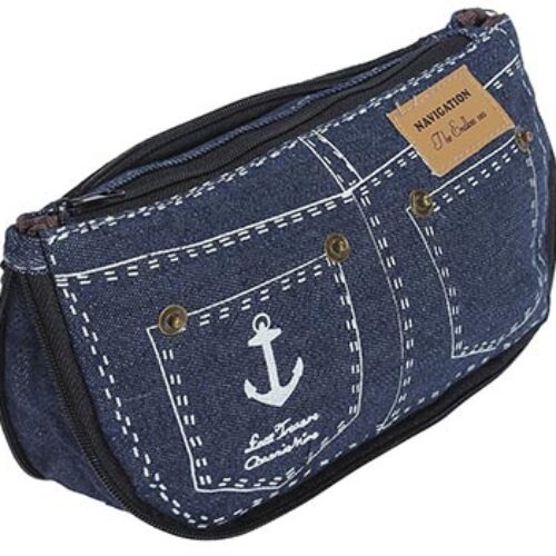 Denim Cosmetic Bag Only $2.59 + Free Shipping