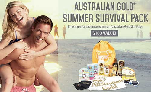 Win an Australian Gold Summer Survival Pack