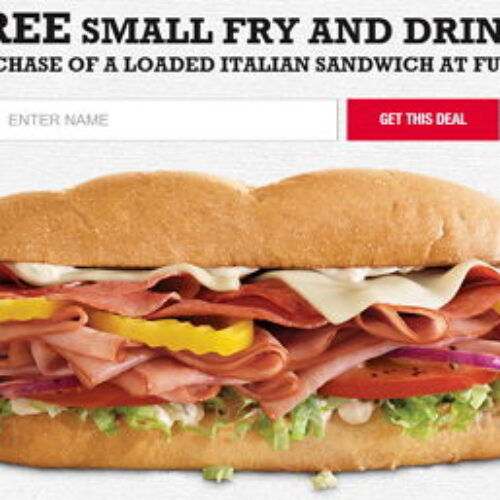 Arby's: Free Small Fry & Drink W/ Purchase