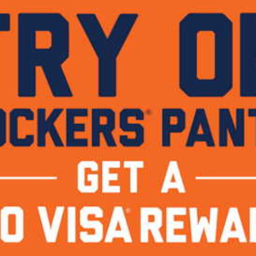 Try On Dockers For Free Visa Gift Card