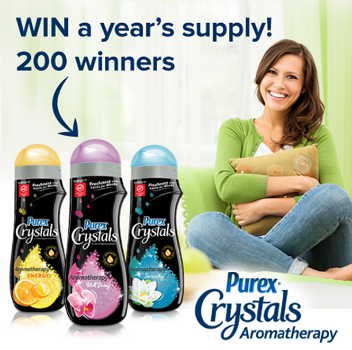 Win a Year’s Supply of Purex Crystals Aromatherapy