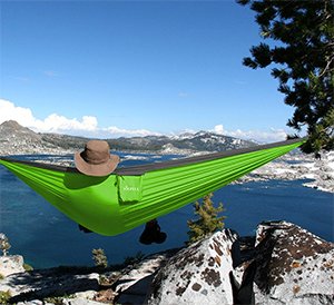 Soufull Travel Hammock W/ Ropes & Carabiners Just $14.88 (Reg $80)