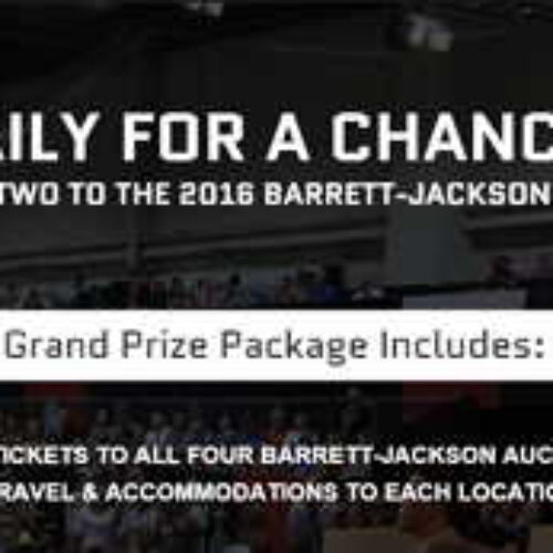 Win a Trip to the Barret-Jackson Auctions