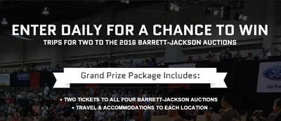 Win a Trip to the Barret-Jackson Auctions