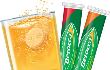 Berocca Supplement in glass