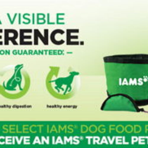 Free Iam's Pet Travel Bowl W/ Purchase