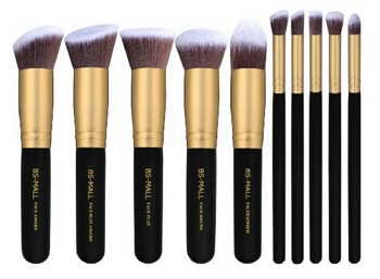 10-Piece Kabuki Makeup Brush Set Just $11.99 + Prime