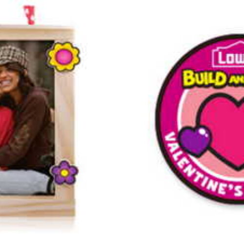 Lowe's Build N' Grow: Free Valentines Picture Frame