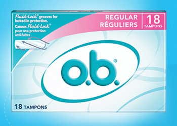 Free 18-Count O.B. Pro Comfort Tampon Samples