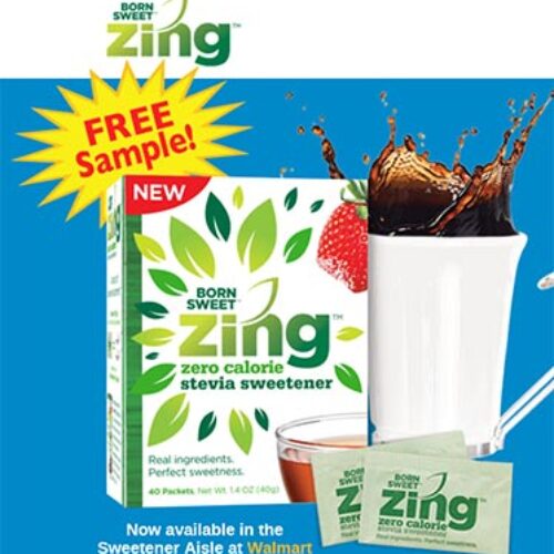 Free Zing Stevia Sweetener Sample & Coupon
