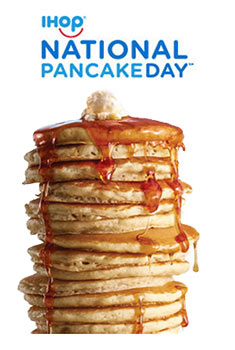 IHOP Free Pancakes Day