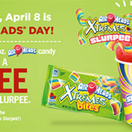7-Eleven: Free Small Slurpee w/ Any 2oz Airheads Purchase - Today Only