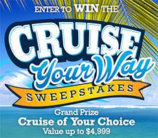 Win a Cruise To Your Destination Choice