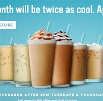 Caribou Coffee: BOGO Cold Beverage