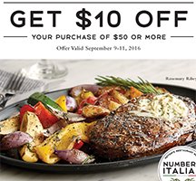 Macaroni Grill: $10 Off $50 - Ends 9/11
