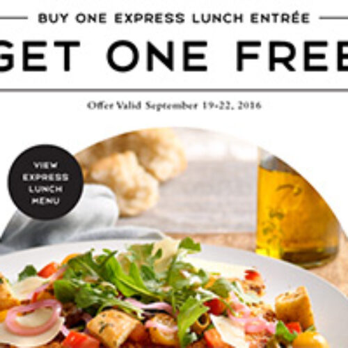 Macaroni Grill: BOGO Free Express Lunch
