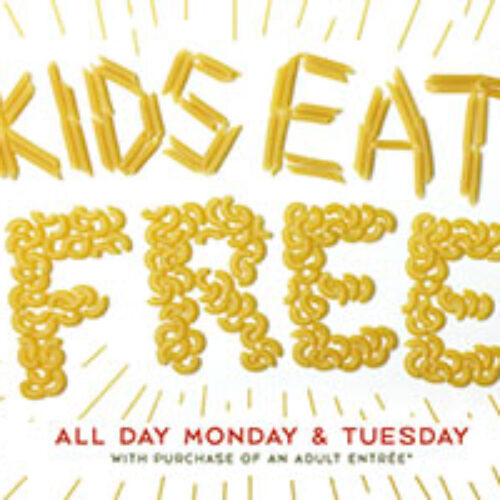 Macaroni Grill: Kid’s Eat Free W/ Purchase