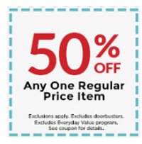 Michaels: 50% Off One Regular Price Item