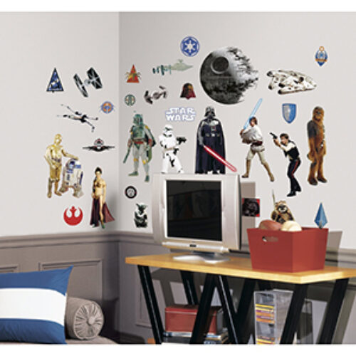 Star Wars Classic Wall Decals Just $8.42 + Prime