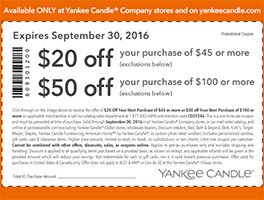 Yankee Candle: $20 Off $45 Or More