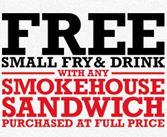 Free Small Fry & Drink W/ Purchase