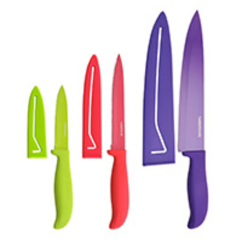 Farberware 3-Piece Non-Stick Knife Set Just $9.75 As Prime Add-On