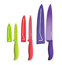 Farberware 3-Piece Non-Stick Knife Set Just $9.57 As Prime Add-On