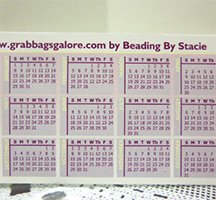 Free Pocket Calendar