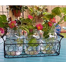 Vintage Styled Mason Jars Set W/ Rack Just $15.97 + Prime