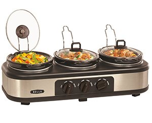 Bella Triple Slow Cooker