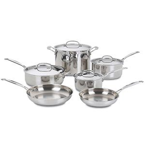 Cuisinart Chef's Classic 10-Piece Cookware Set Just $79.80 + Prime