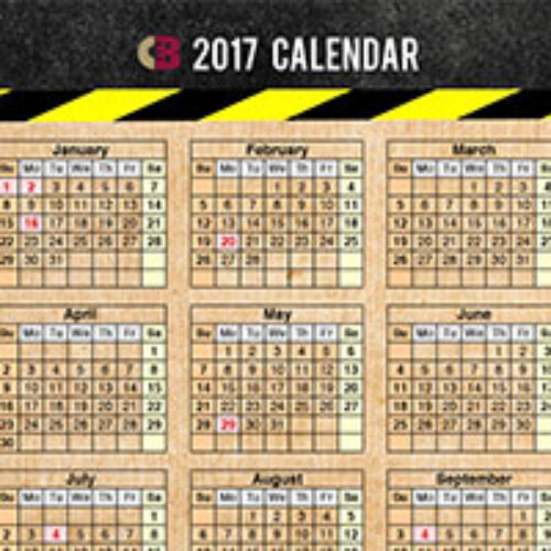 Free 2017 Boyk Law Calendar Magnet - Northwest, OH Only