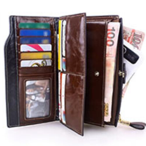 Women’s Large Capacity Leather Wallet Just $20.99 (Reg $79.99) + Prime