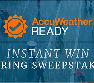 AccuWeather: Win Gear & $1k Visa Gift Card