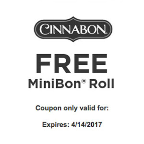 Free Cinnabon MiniBon