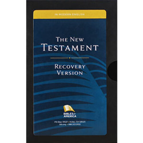 Free Recovery Version Bible