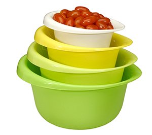 Cook Pro 4-Piece Mixing Bowl Set