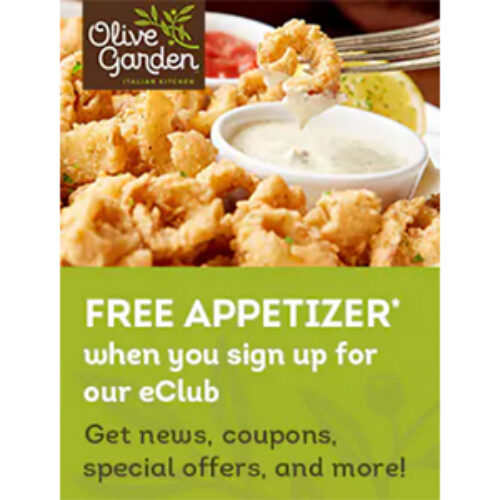 Olive Garden eClub: Free App W/ Purchase
