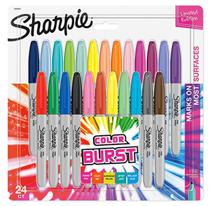 Sharpie Color Burst 24-Count Markers Just $8.64 (Reg $13)