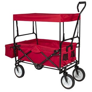 Folding Garden Wagon W/ Canopy Just $69.99 (Reg $180)