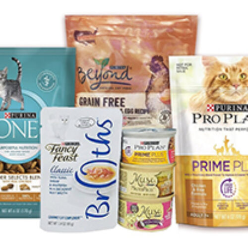 Free Purina Cat Food Sample Box After Credit