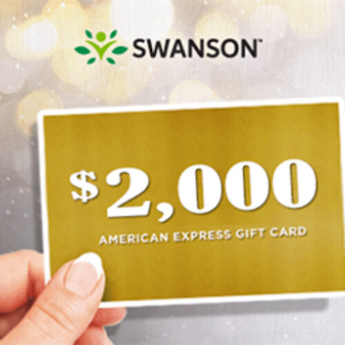 Swanson: Win a $2,000 AMEX Gift Card