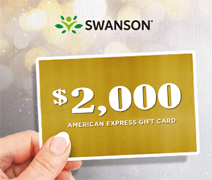 Swanson: Win a $2,000 AMEX Gift Card