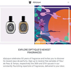 Free Diptyque Fragrance Samples