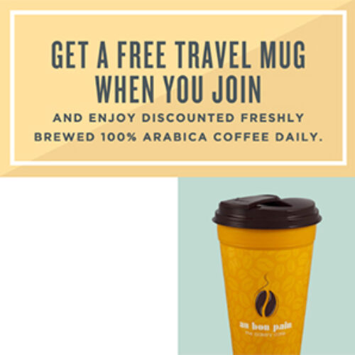 Au Bon Pain: Free Travel Mug & More