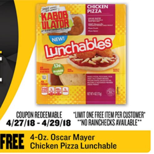Free Oscar Mayer Lunchable W/ Coupon « Free 4 Seniors