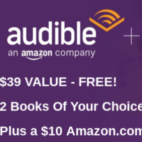 Free $10 Amazon Gift Card W/ Audible Trial