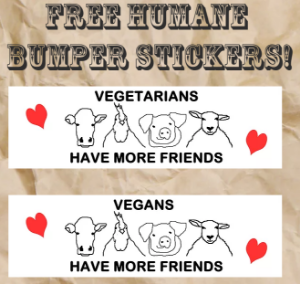 Free Humane Bumper Stickers